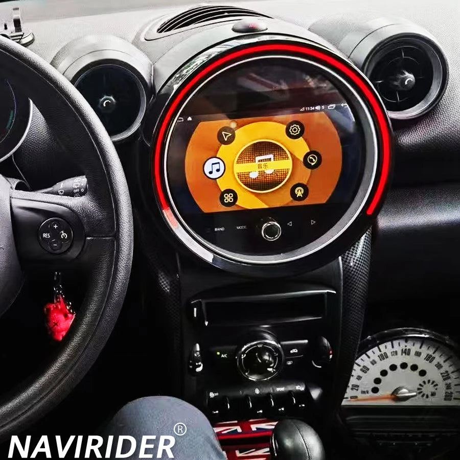 Carplay DSP 4G Android 15 Auto Screen For MINI COUNTRYMAN R60 R54 MINI COOPER 2011-2014 9i