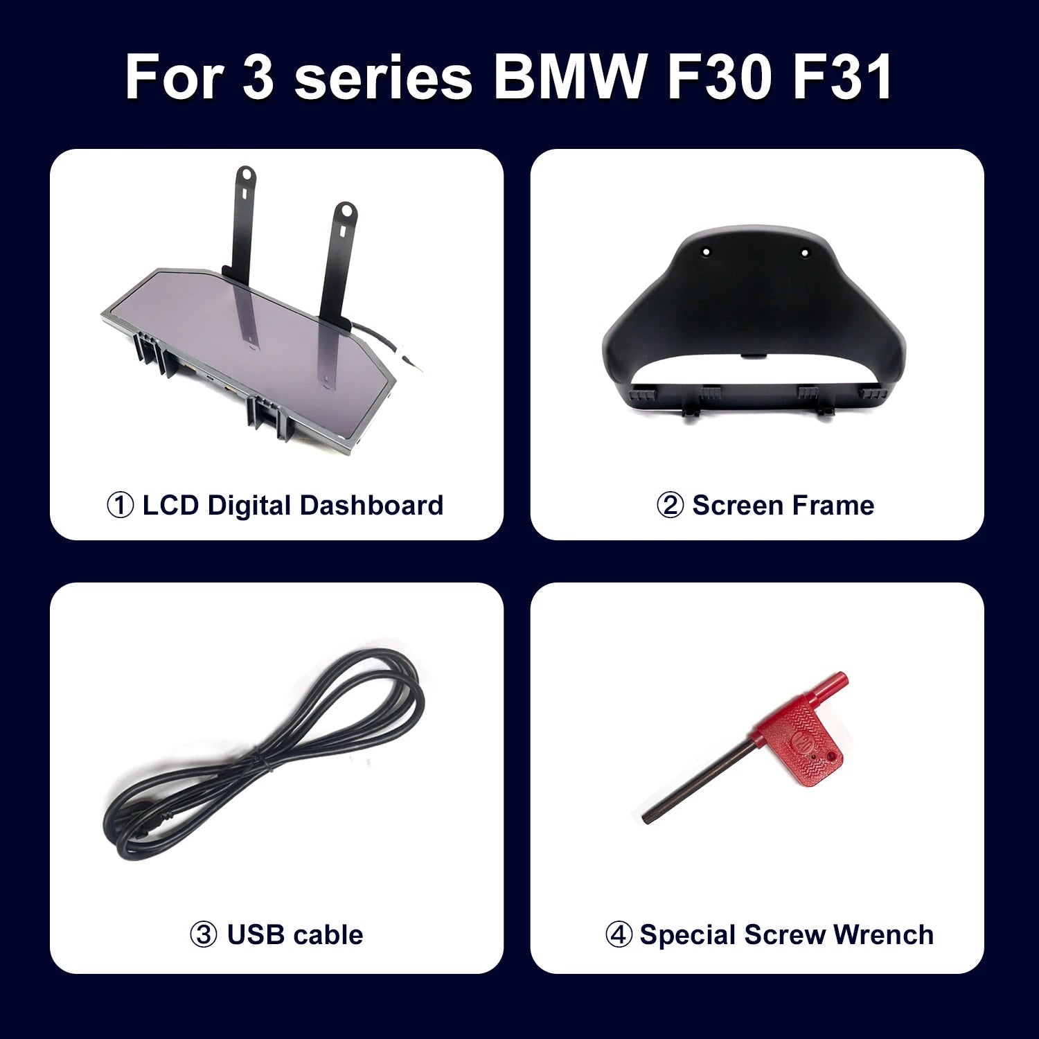 LED Interior Light Kit for BMW F36 F32 F33 - Canbus Error-Free Interior Bulbs