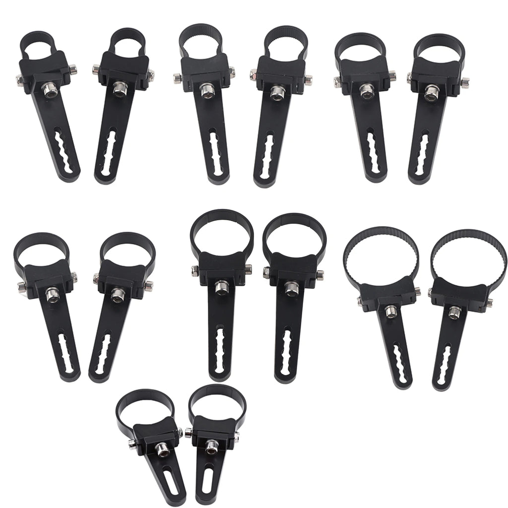 1inch‑3inch Aluminum Car Tube Bull Roll Bar Mount Bracket Clamps Holder LED Car Truck Off Road W - Automotive LED Light