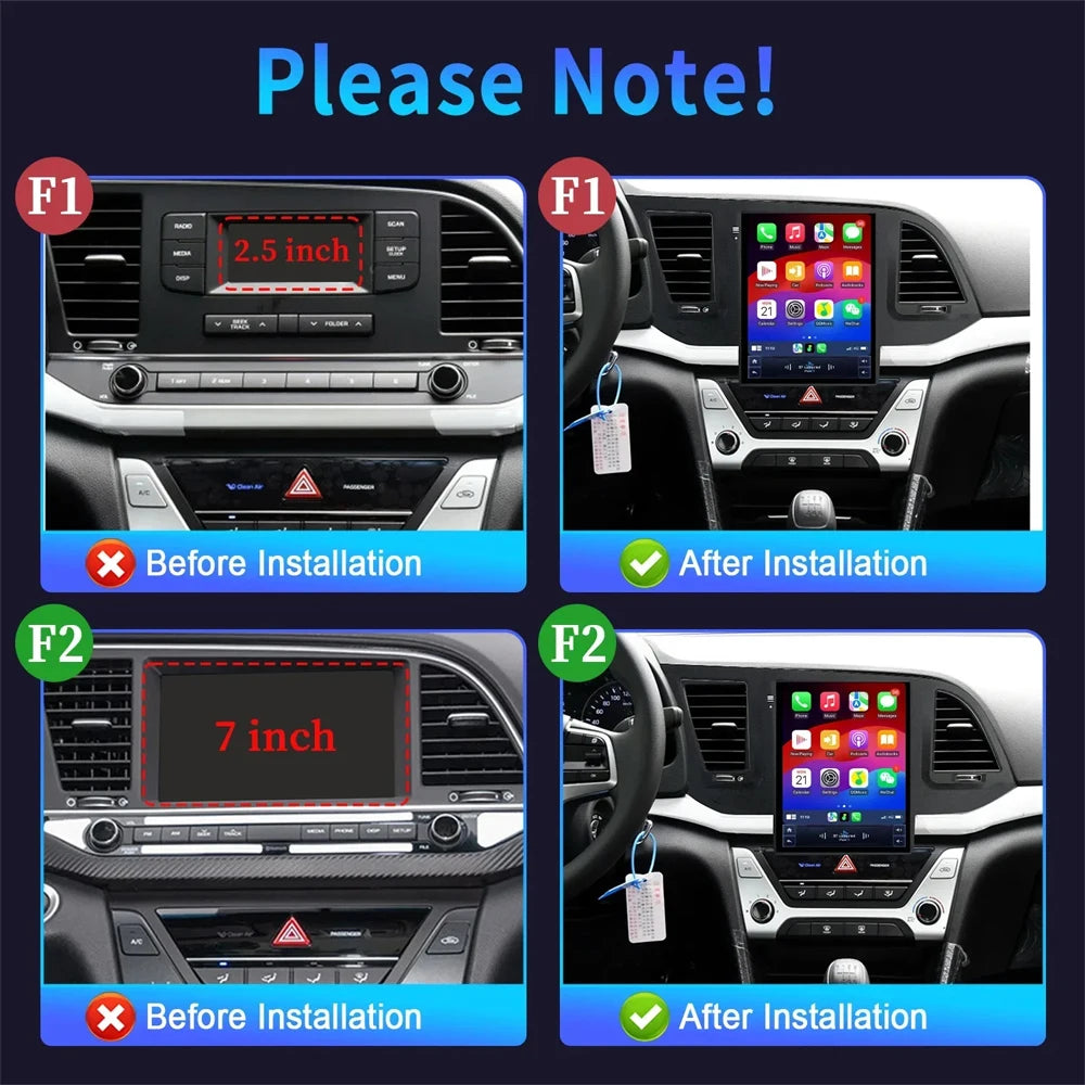 Android 16 For Hyundai Elantra 2016-2018 Car Radio 9.7 Inch Multimedia Video Player Gps Na | AUTOKITSHOP