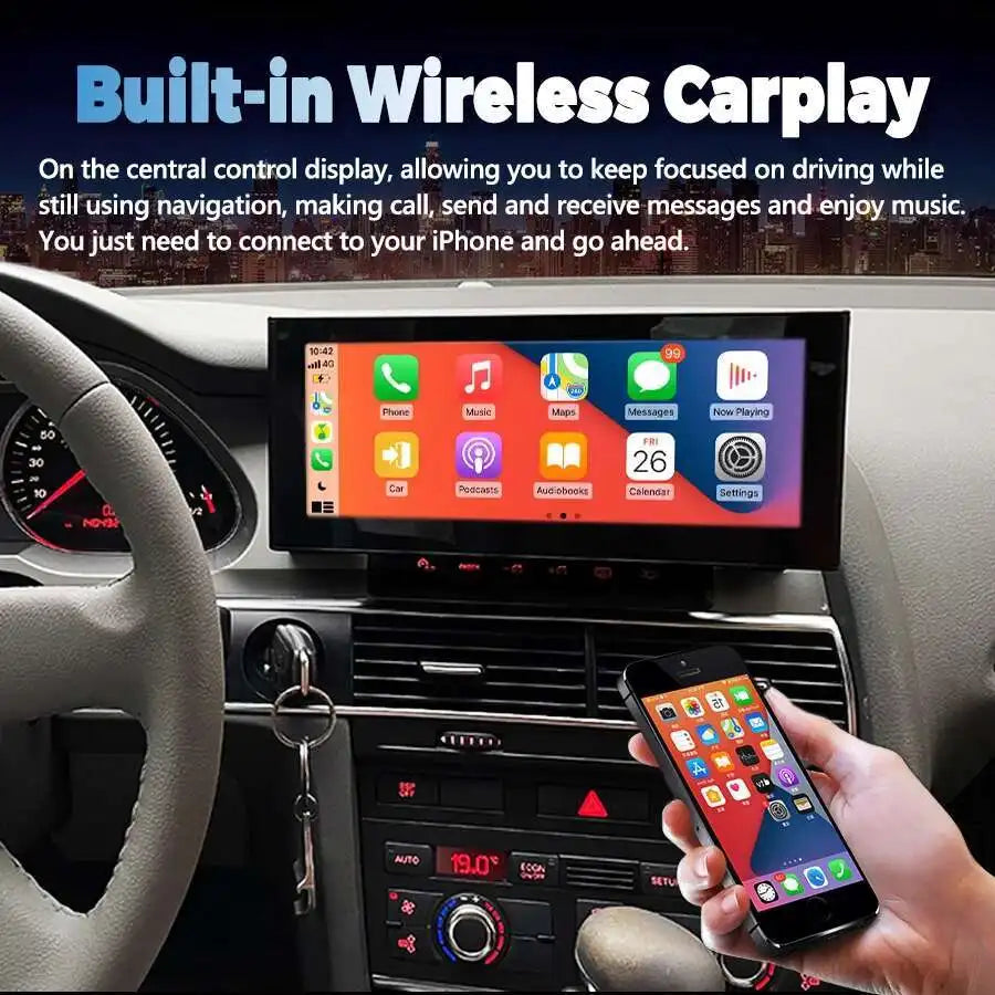 12.3" 10.25" For AUDI A6 2005-2011 Android Screen Stereo Car Multimedia Video GPS Head Uni