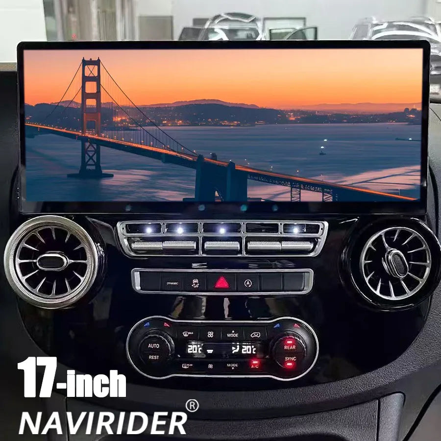 S 17inch Android 15 For Mercedes Benz Vito 116 W447 2016-2024 Car Radio Multimedia Player  | AUTOKITSHOP