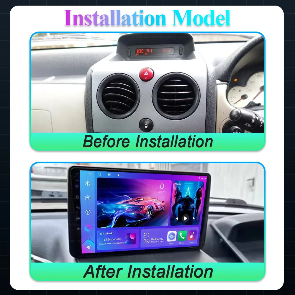Android 16 For Peugeot Partner 1 2002-2008 Partner Origin 1 2008-2011 Car Radio Wireless C | AUTOKITSHOP