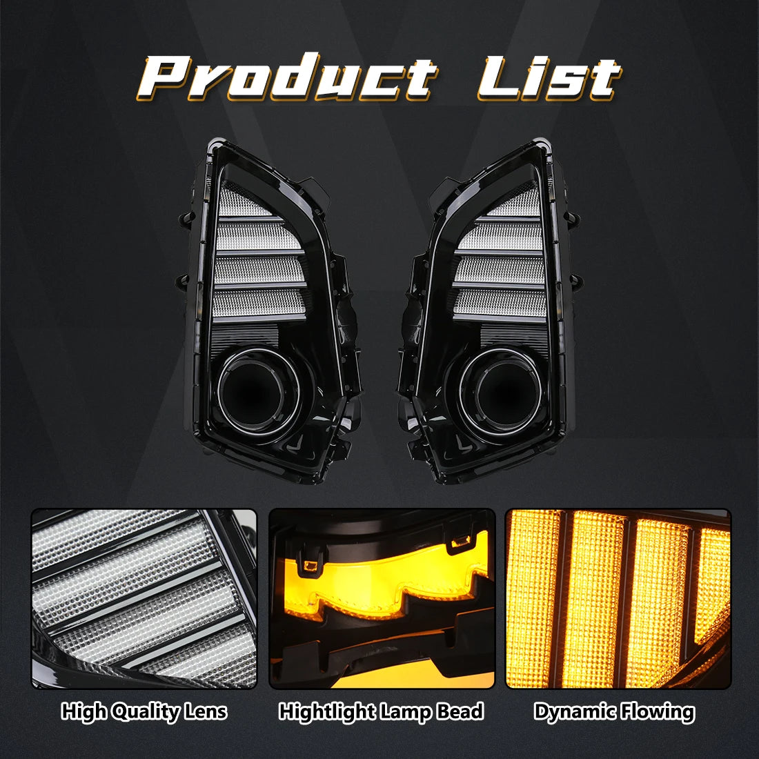DLAA Led Fog Lamp DRL For Toyota Yaris Ativ Vios 2022 2023 Daytime Running Lights Front Bu | AUTOKITSHOP