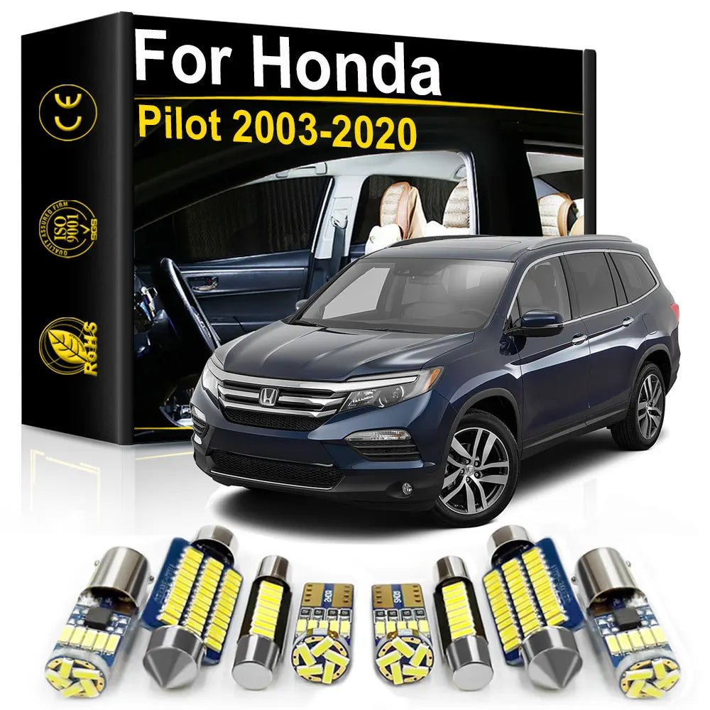 LED Interior Light Kit for Honda Pilot - Canbus Error-Free Bulbs | AUTOKITSHOP