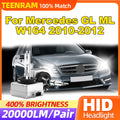 35W HID Xenon Headlamp Bulb 6000K White Canbus LED Headlight 20000LM Turbo Auto Light For