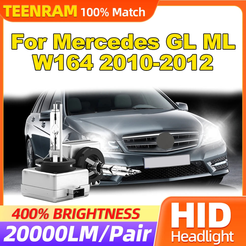 35W HID Xenon Headlamp Bulb 6000K White Canbus LED Headlight 20000LM Turbo Auto Light For
