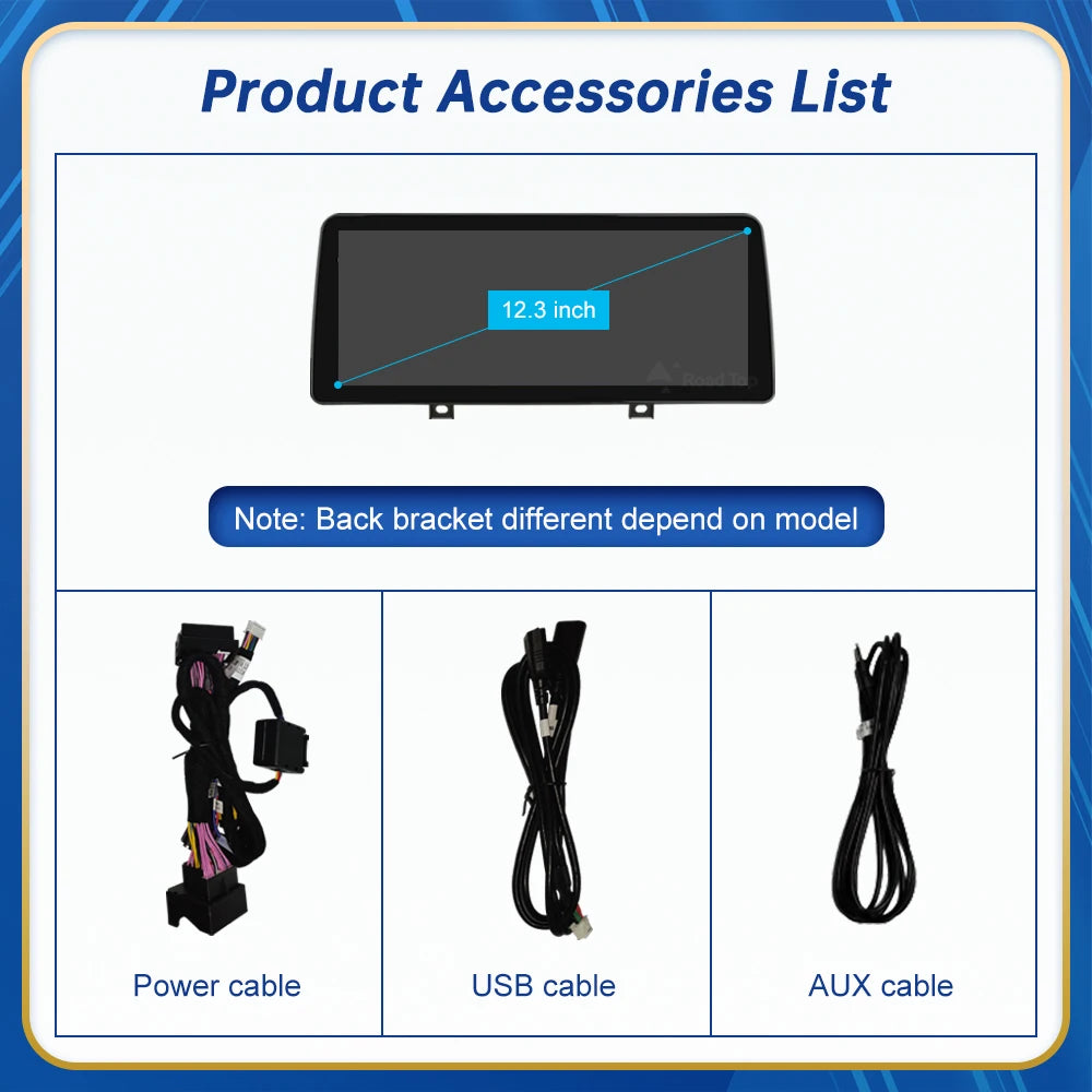 1920*720 Multimedia Display For BMW 7 Series F01 2008-2015 CIC NBT 12.3 Inch Touch Screen  | AUTOKITSHOP