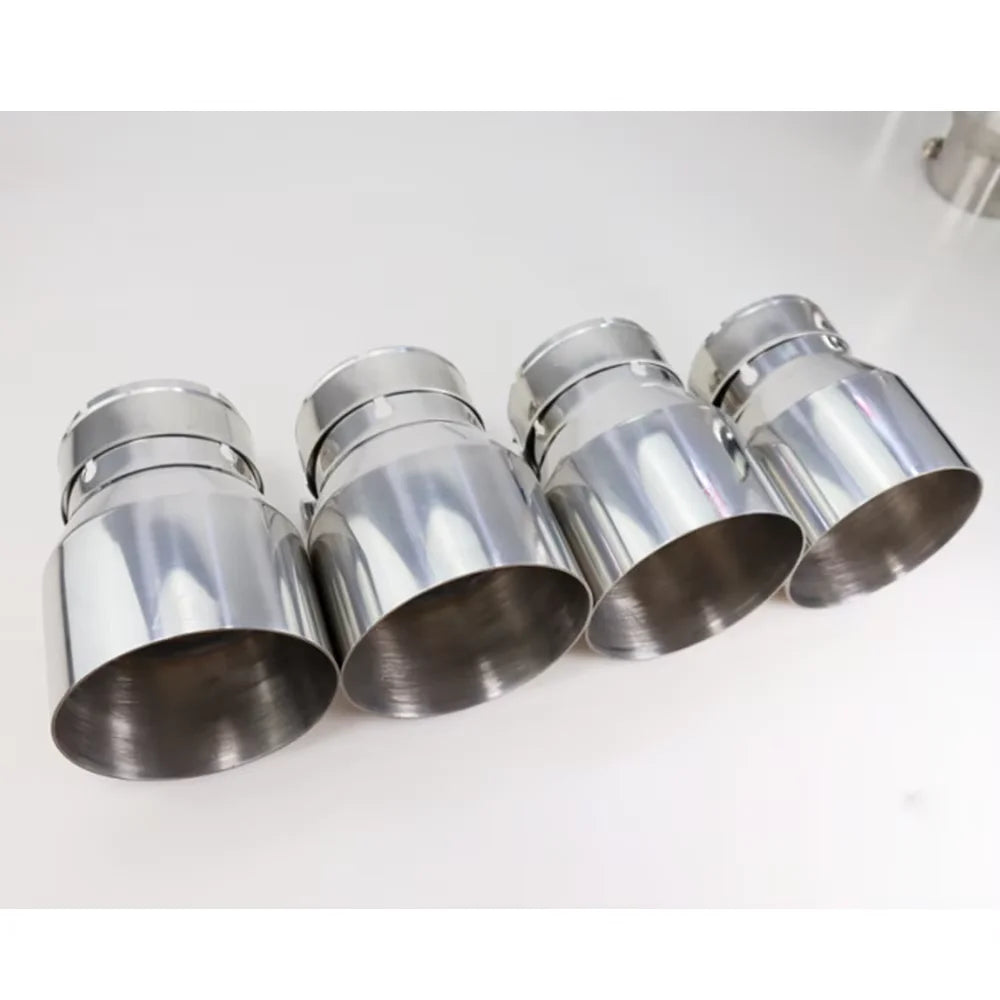 4 Pieces Exhaust tips Stainless Steel for BMW F87 M2 F80 M3 F82 F83 M4 Fit Muffl for BMW F82 F87 F83 - Automotive LED Li