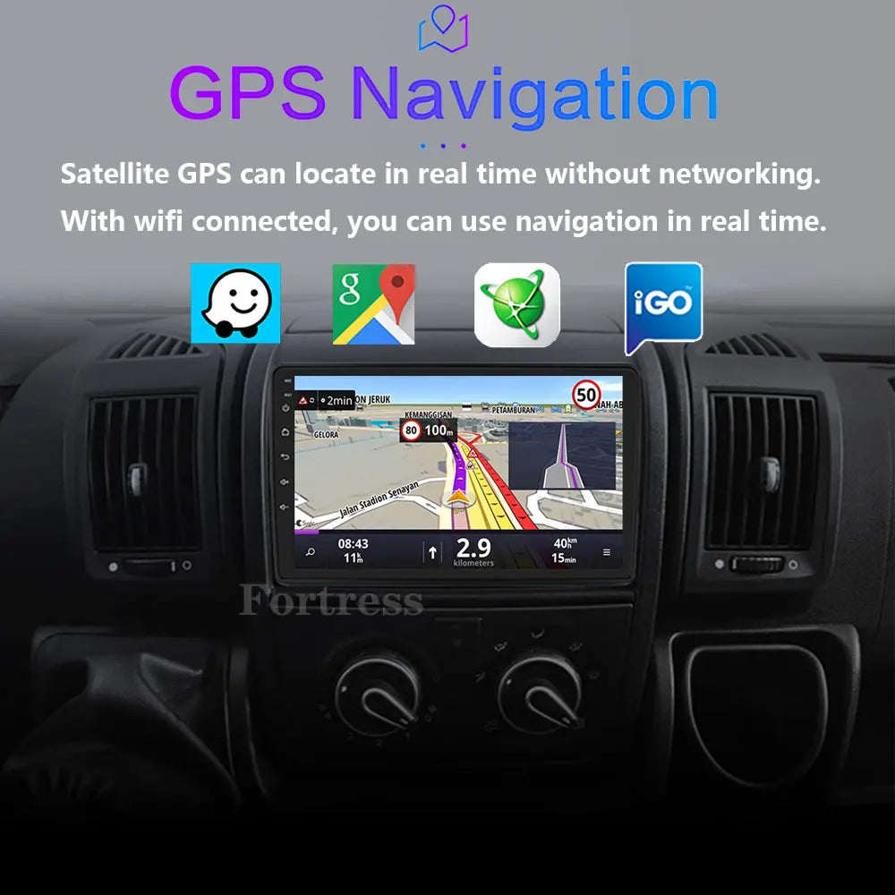 Android 16 Car Radio For Fiat Ducato 3 2006 - 2022 Carplay Auto Multimedia Stereo Player G