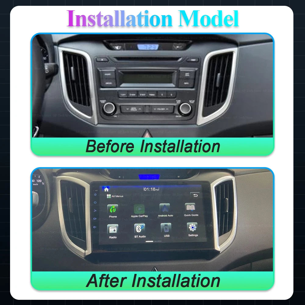 For Hyundai Creta Ix25 2015 - 2019 Car Radio Multimedia Video Player Navigation Stereo Gps | AUTOKITSHOP