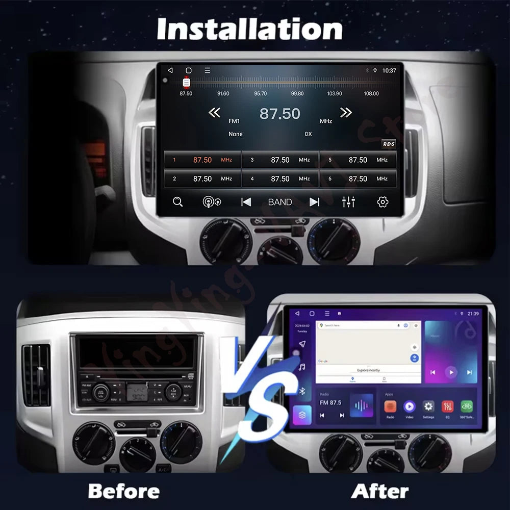 For Nissan NV200 M20 2009-2023 Car Radio Multimedia Video Navigation BT Stereo 4G WIFI 8Co