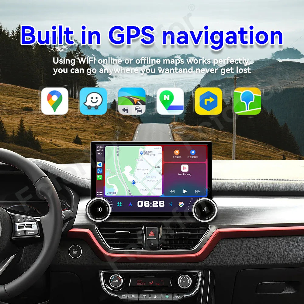 Luxury Premium 11.5 Inch Android 15 HD Touch Screen Wireless CarPlay Android Auto GPS Head