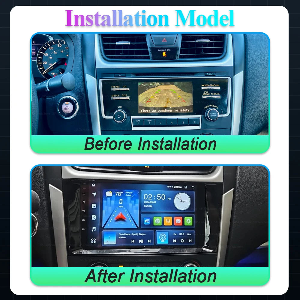 Android 16 For Nissan Teana 3 Altima 5 L33 2013-2018 Multimedia Stereo Head Unit Car Radio | AUTOKITSHOP