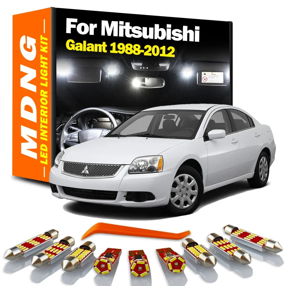 LED Interior Light Kit for Mitsubishi Galant 1988-2006 - Canbus Dome Map Door Trunk Bulbs | AUTOKITSHOP