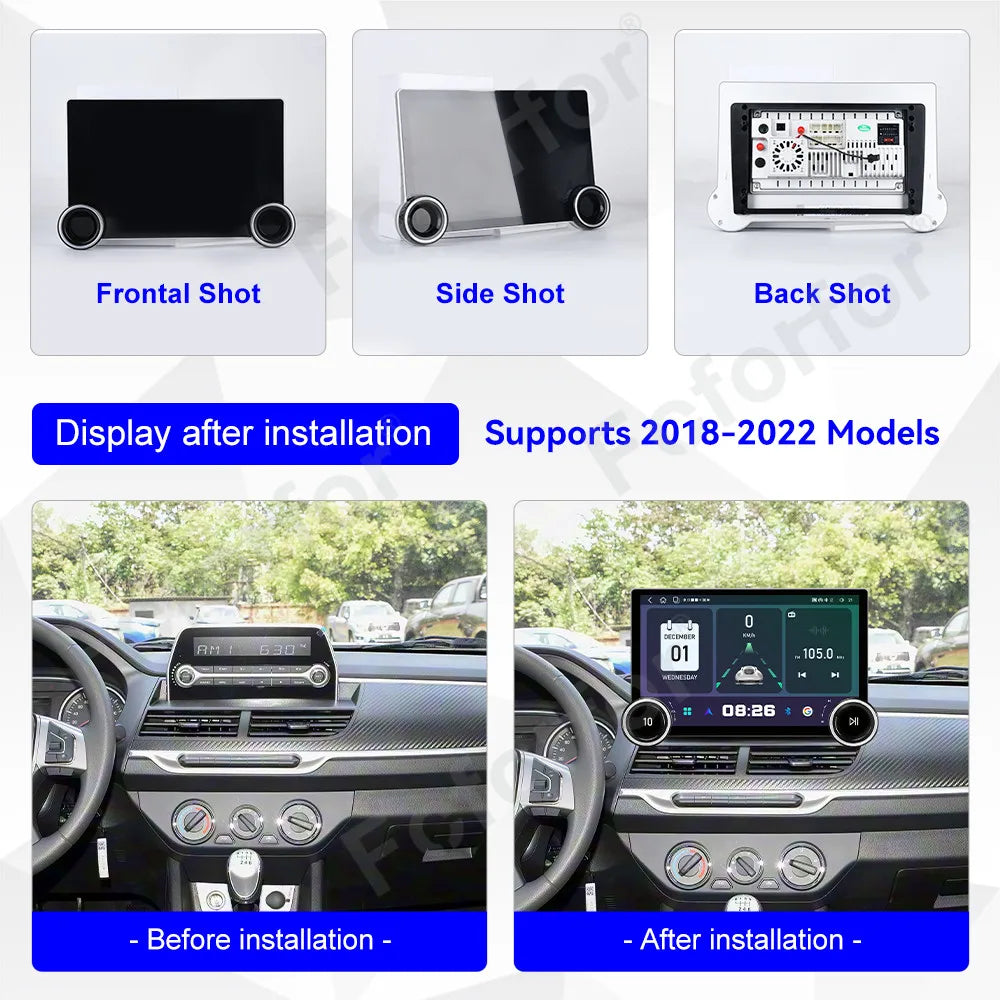 Premium Wireless CarPlay 11.5 Inch HD Touch Screen Android 15 GPS Navi Radio Head Unit For