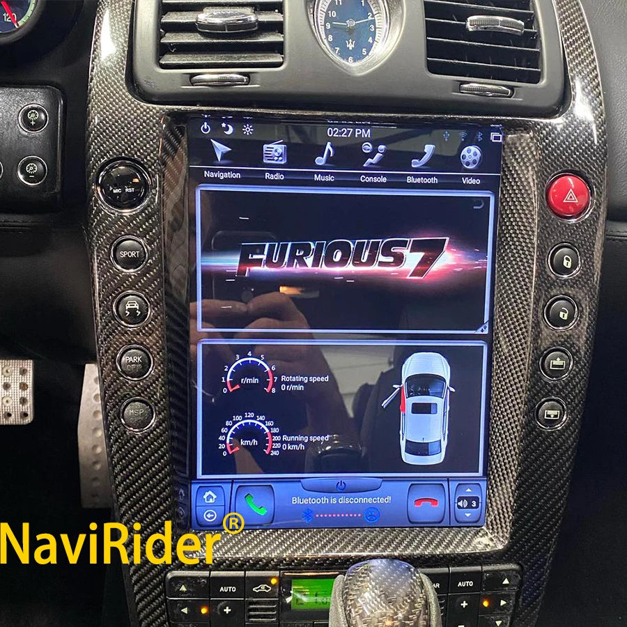Android 12.1inch Vertical Screen CarPlay For Maserati QP Quattroporte 2004-2012 Car GPS Mu | AUTOKITSHOP