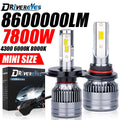 7800W H4 H7 LED Headlight Canbus 8600000LM H11 H1 9005 HB3 H8 H9 9006 HB4 9012 HIR2 4300K