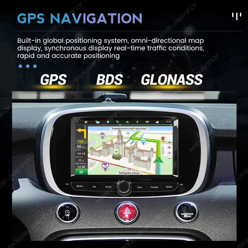 2 Din Android 15 Multimedia Video Player FOR Fiat 500X 2014 2015 2020 Carplay Auto Car Ste | AUTOKITSHOP