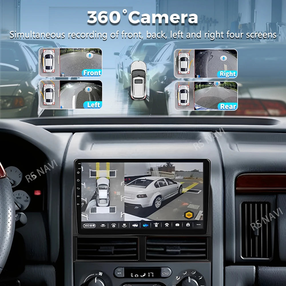 Android 16 Carplay Auto Car Radio For Jeep Grand Cherokee II WJ 1998 - 2004 Navigation GPS