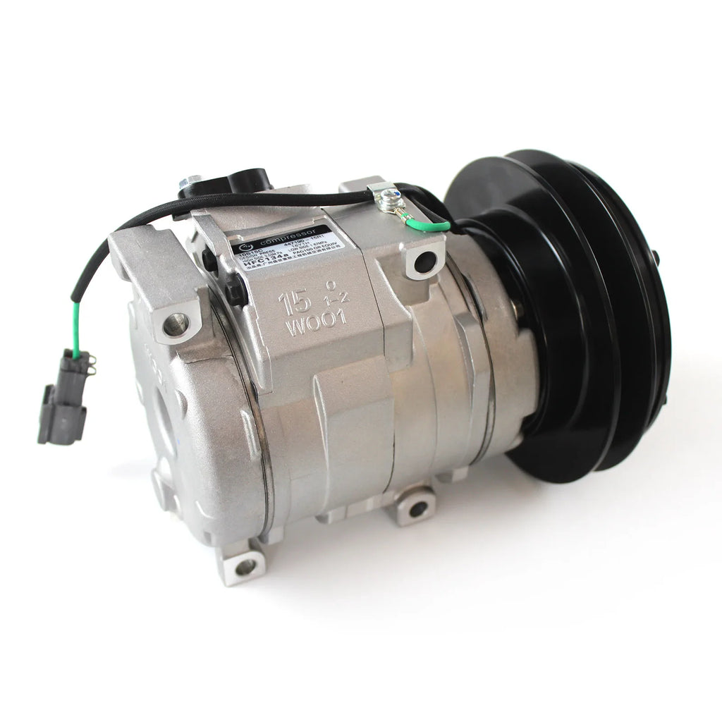 24V AC Compressor 447220-4053 20Y-979-6121 10S15C For Komatsu PC200-7 PC360-7 PC450 10S15C