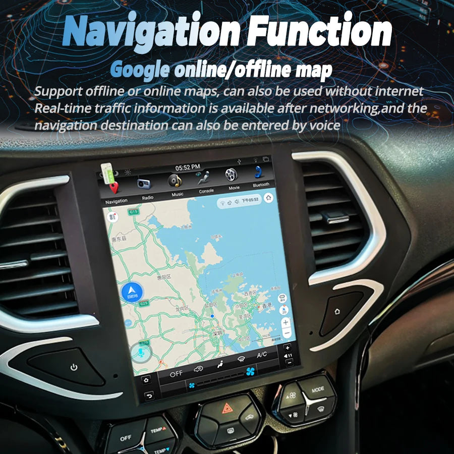 Android 13 Qled Screen For GAC Trumpchi GS4 2015 2016 2017 10.4'' GPS Car Radio Multimedia | AUTOKITSHOP