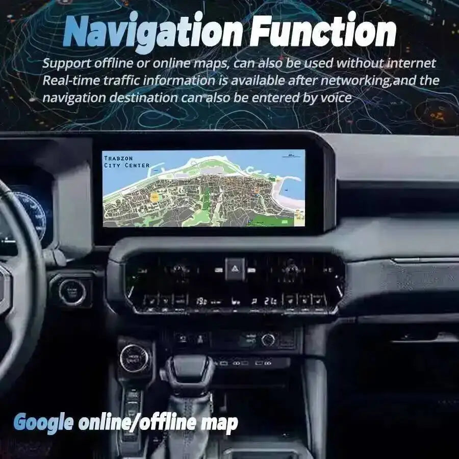 For Toyota Prado LC250 2023 2024 Car 12.3inch Android Stereo Radio Multimedia Player Auto  | AUTOKITSHOP