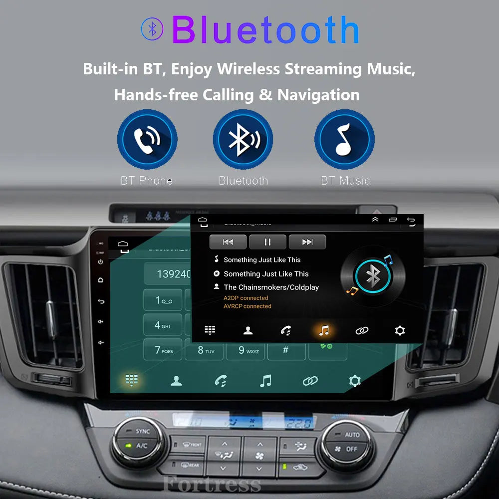 Android 16 Carplay Auto For Toyota RAV4 RAV 4 Xa40 2012 2013 2014 2015 2016 2017 2018 2019
