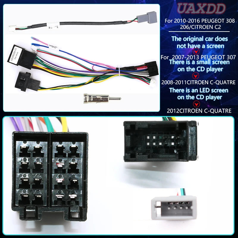 For PEUGEOT 2010-2016 308 206/CITROEN C2 2007-2013 307 2007-2013 307 2007-2013 307 Car Rad