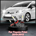 2/6Pcs LED Car Headlight High Power CANBUS Bulb 30000LM CSP 6000K Fog Lamp For Toyota Priu