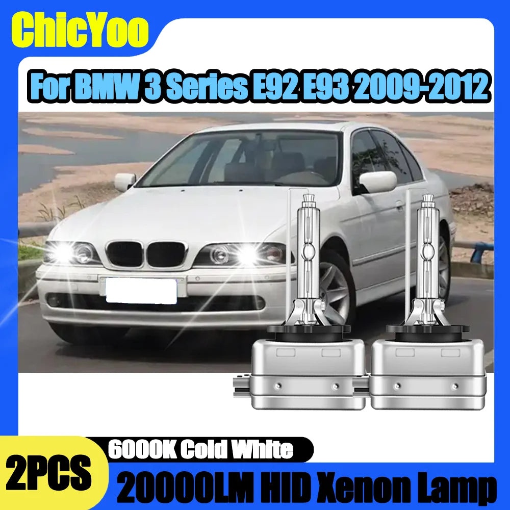 2X 35W D1S HID Xenon Headlamp Bulbs Car Front Lights 20000LM Canbus LED Headlights For BMW