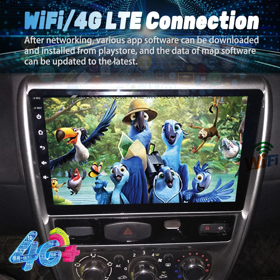 Android 14 Car Video Player GPS For Renault Duster 1 2010-2015 Radio Tarago Multimedia Aut