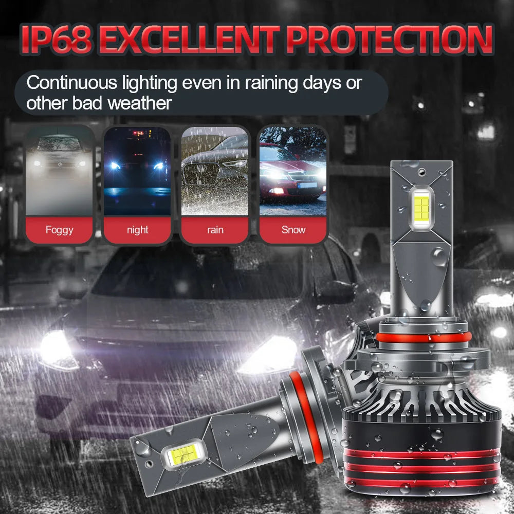 360W 60000LM LED Car Headlight 6000K White Auto Fog Light 12V Auto Headlamps Bulb For Toyo
