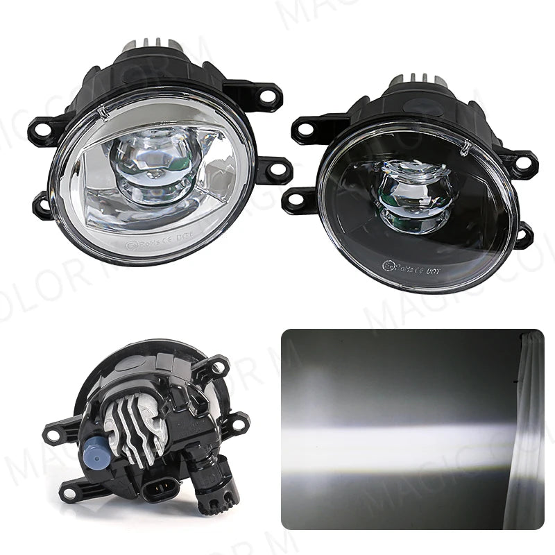 For Toyota Fog Lamps LED Fit Corolla RAV4 Camry Yaris Prius CHR Hilux Lexus Car Headlight  | AUTOKITSHOP