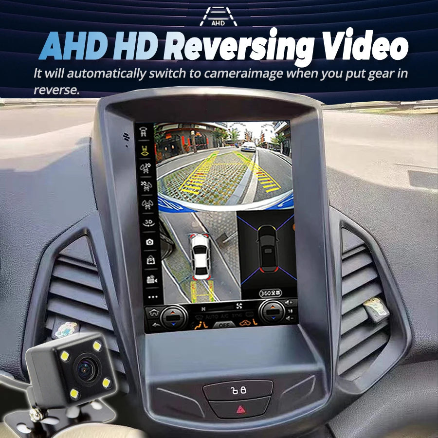 Navi Android 15 Carplay 4G Multimedia Video Player HU BT Car Radio For Ford Ecosport YiBi