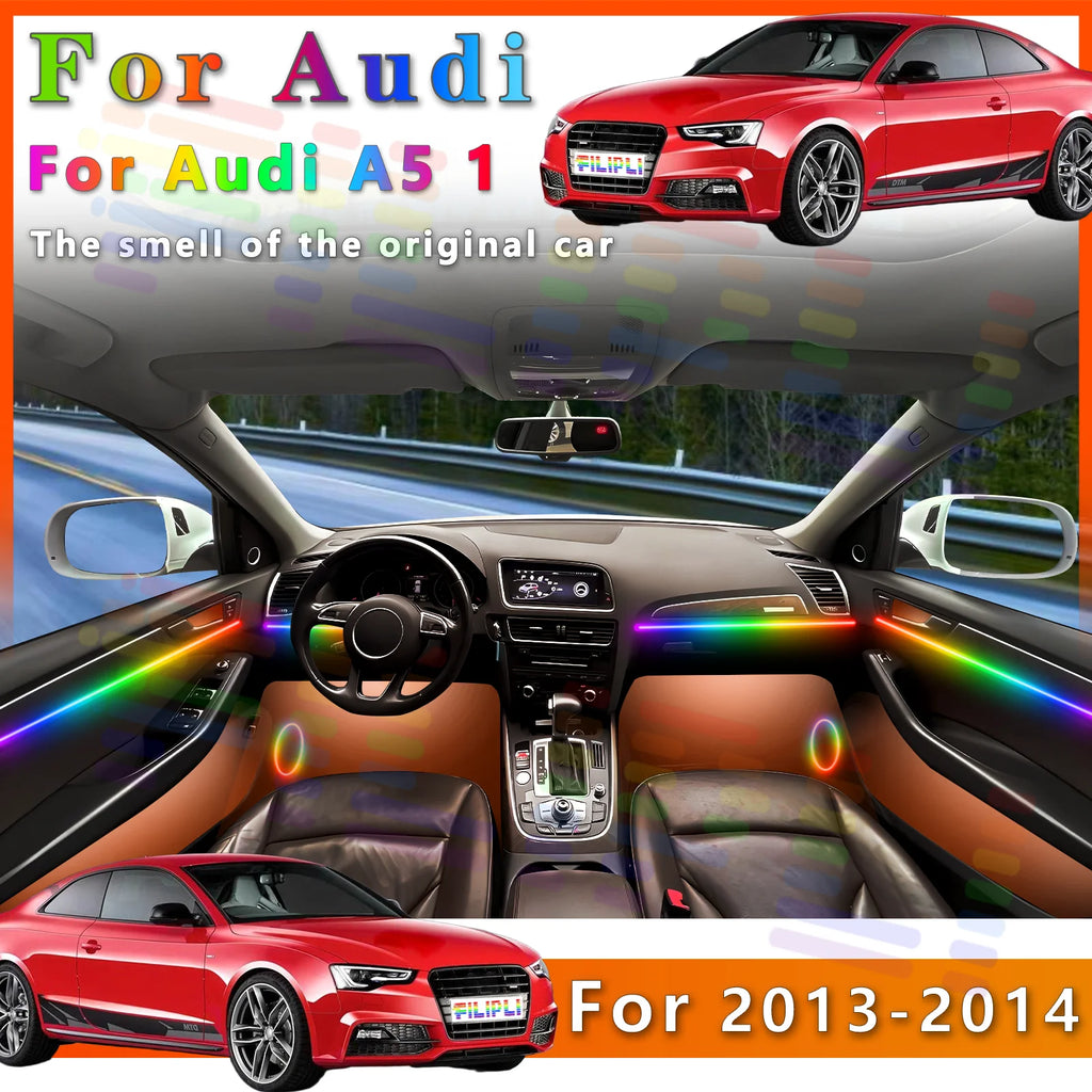 RGB - Ambient Light - for Audi A5 2013-2014 - App Control - Car Interior Lighting | AUTOKITSHOP