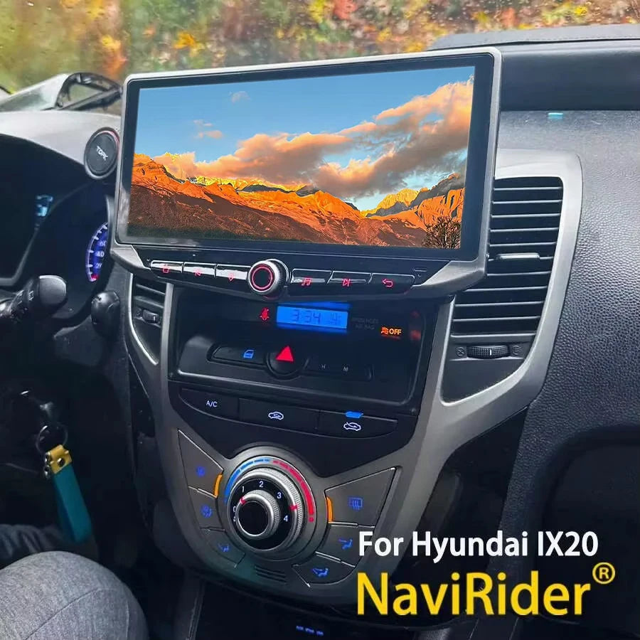 Android Car Radio For Hyundai Ix20 Ix-20 2010 2011 2012-2023 Auto AC Stereo Multimedia Pla