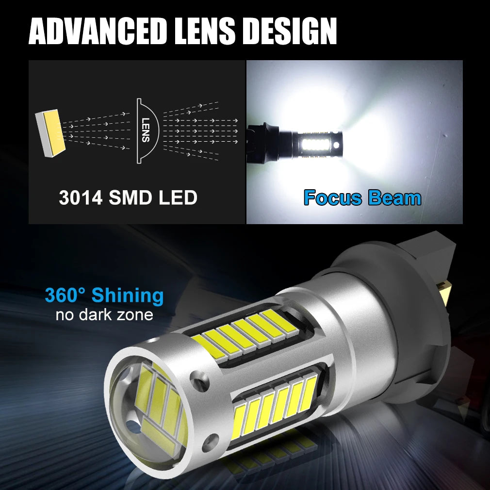 Canbus PW24W PWY24W LED Bulbs 3014 LED 30SMD DRL Fog Lamps For Audi BMW Volkswagen Turn Si