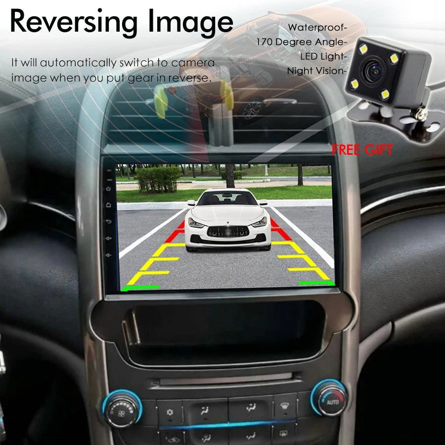 Car Radio For Chevrolet Malibu 2013 2015 Navigation GPS 2 Din Android 13 8GB RAM 128GB ROM | AUTOKITSHOP