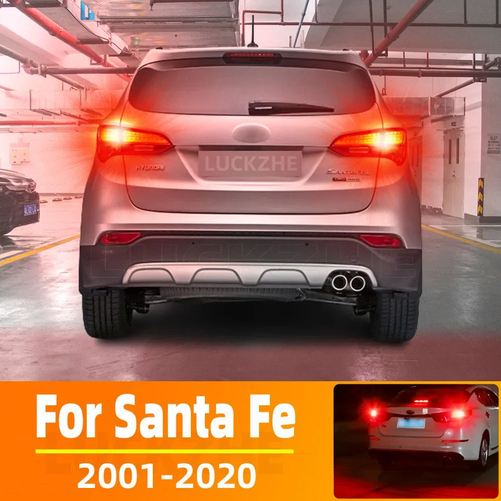 2-Piece LED Interior Light Kit for Hyundai Santa Fe 1 2 3 4 Accessories 2001-2020 - Canbus Dome Map Door Trunk Bulbs ...
