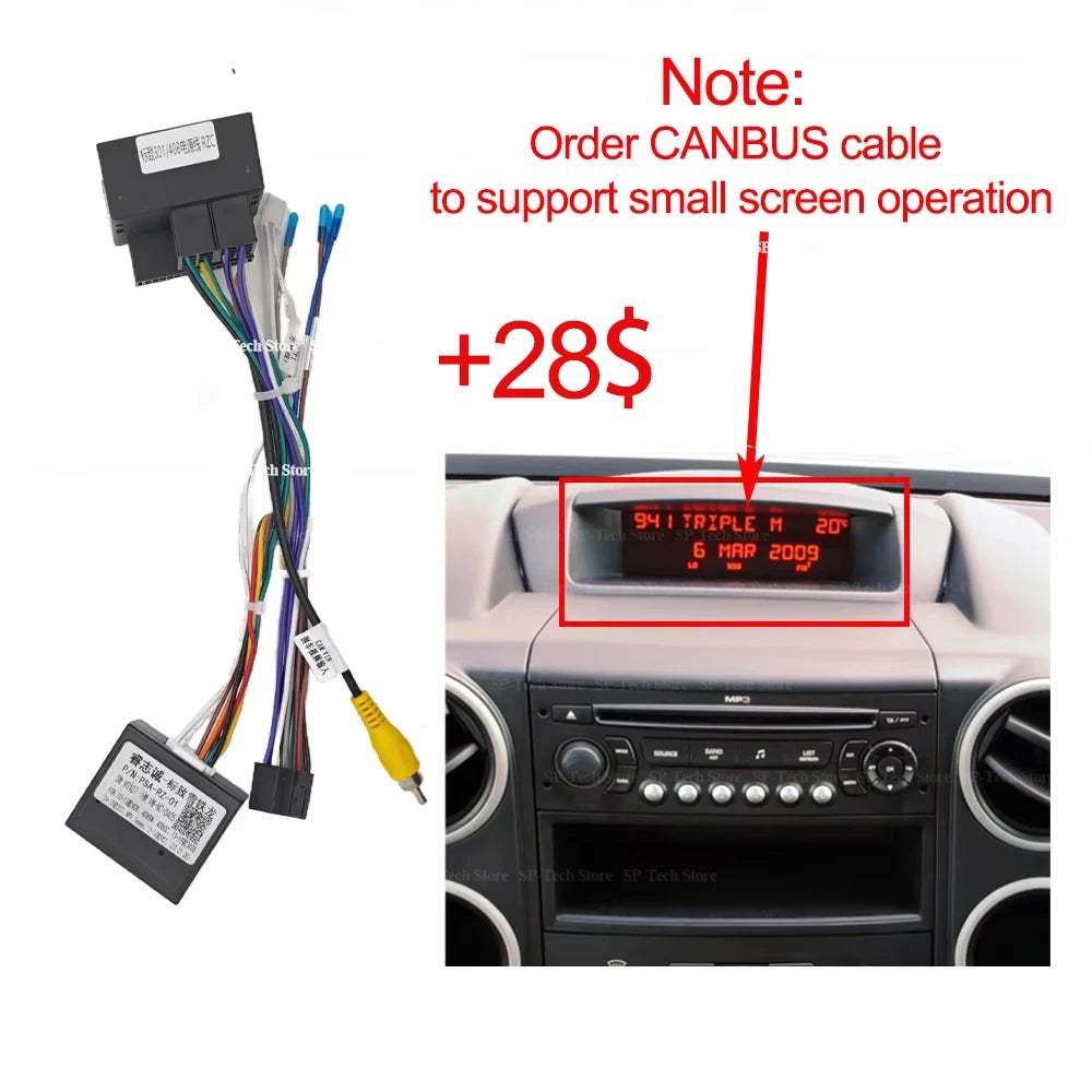 Car Radio For Citroen Berlingo B9 Peugeot Partner 2008 - 2019 Wireless Carplay Android Aut | AUTOKITSHOP