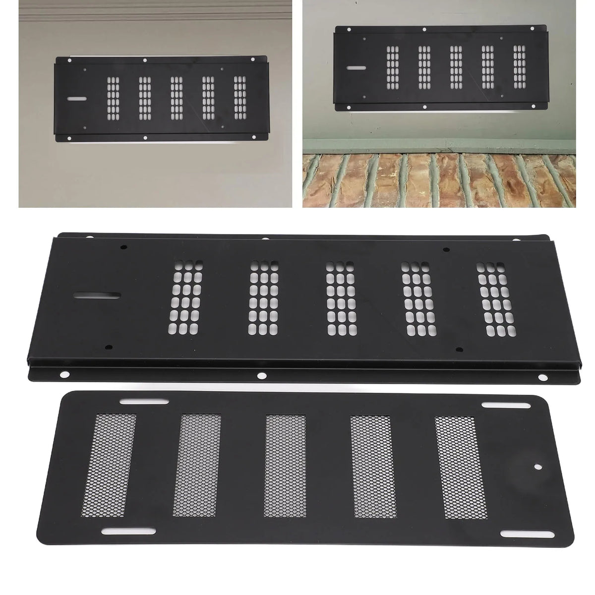 Crawl Space Air Vent Cover Crawl Space Vent Cover 16x6.5in Metal Heavy Duty Foundation Vent Cove - Automotive LED Light