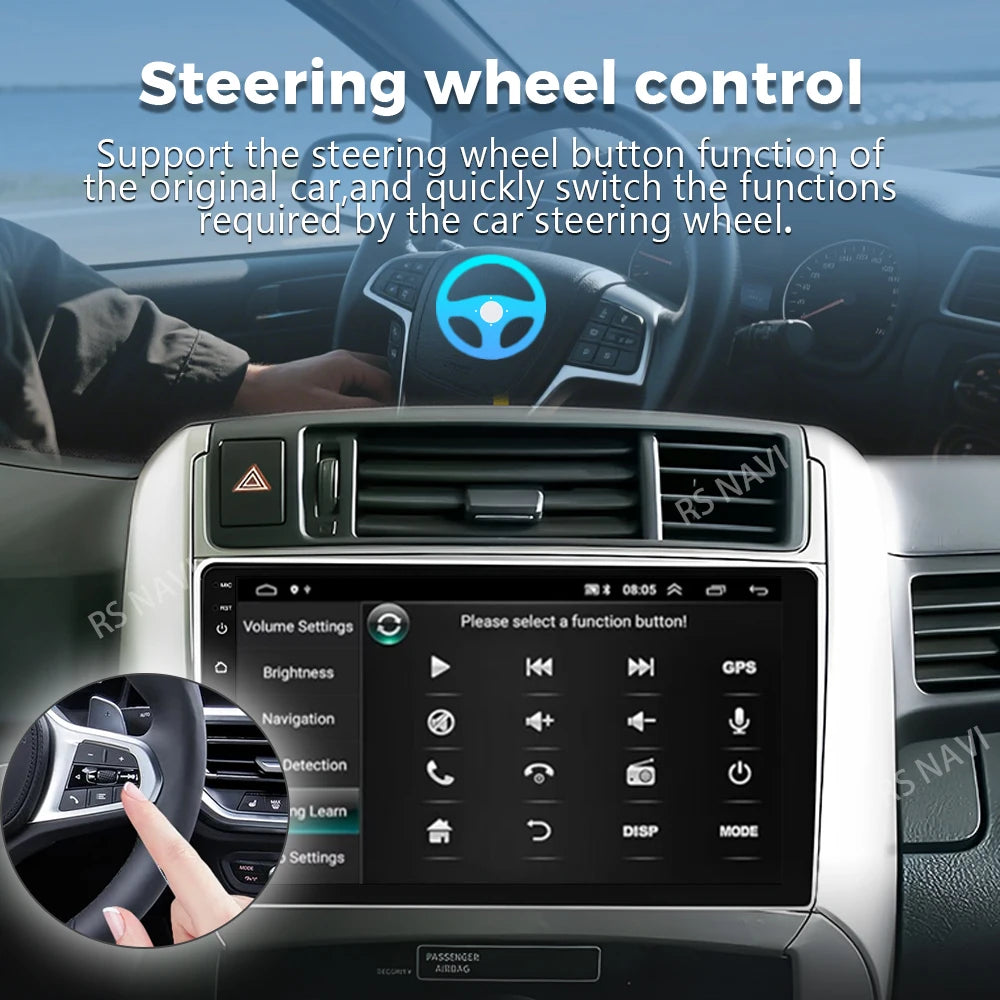 Android 16 Carplay Car Radio For Toyota Verso R20 2010-2013 2014-2016 Multimedia Player GP