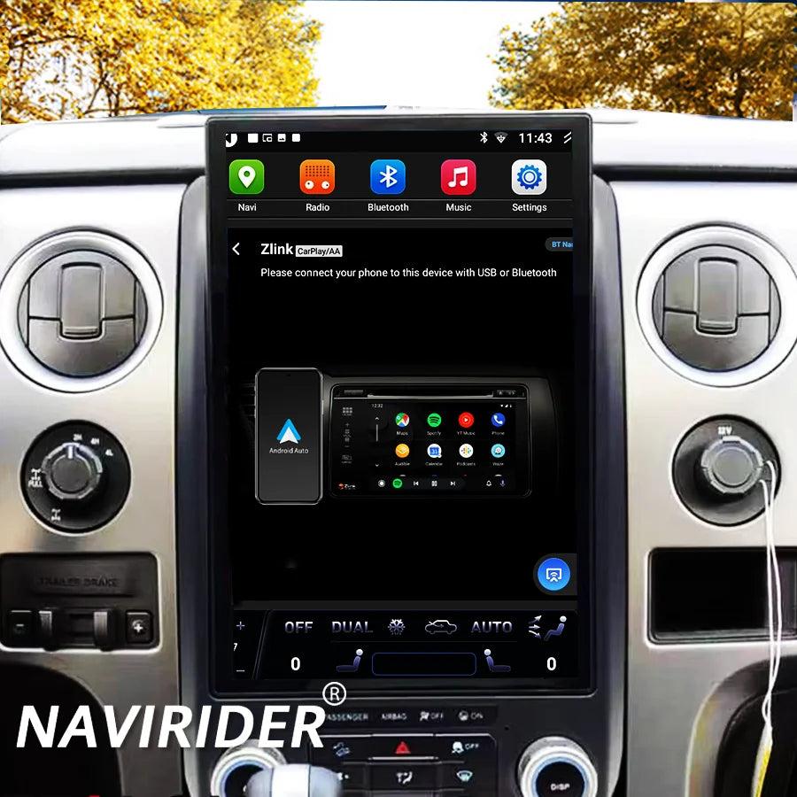 Auto Manual Screen 14" For Ford F150 F-150 F250 Raptor 2013-2014 Multimedia Video Car Radi | AUTOKITSHOP