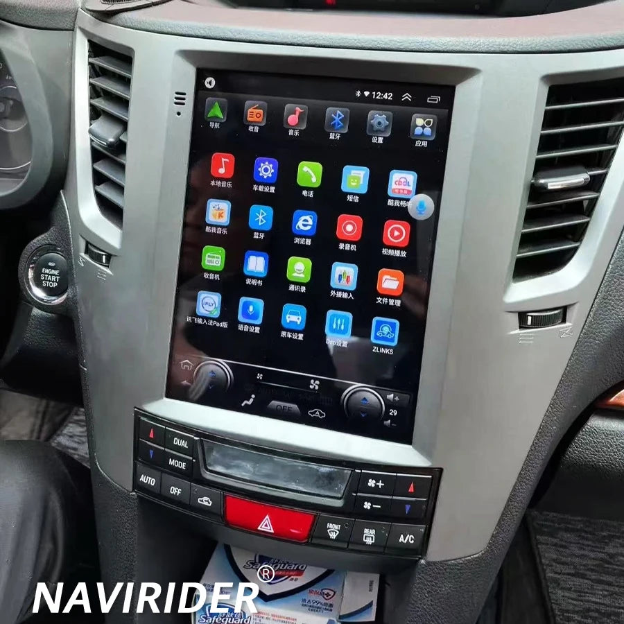 GPS Carplay Car Radio For Subaru Outback Impreza Legacy 2009-2014 Android 15 Car Multimedi