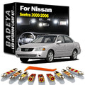 8-Piece LED Interior Light Kit for Nissan - Canbus Error-Free Interior Bulbs