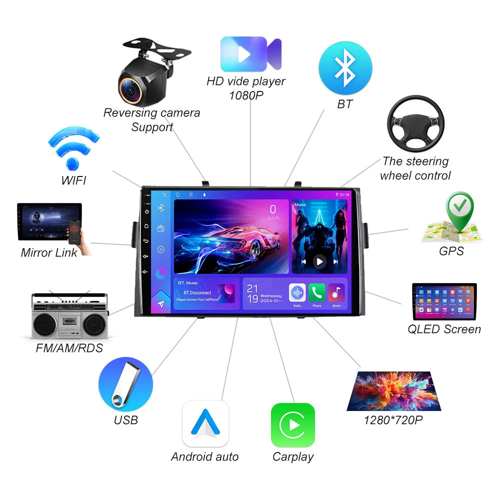Android 16 Car Radio For Honda Ridgeline 2006-2014 Gps Stereo Carplay Multimedia Player An | AUTOKITSHOP
