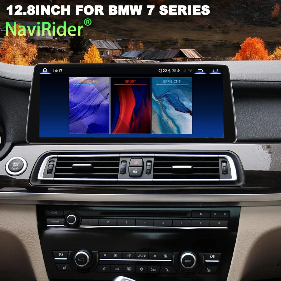 12.8" Android Car Radio For For BMW 7 Series 2011-2017 CIC NBT System Stereo AUTO Multimed