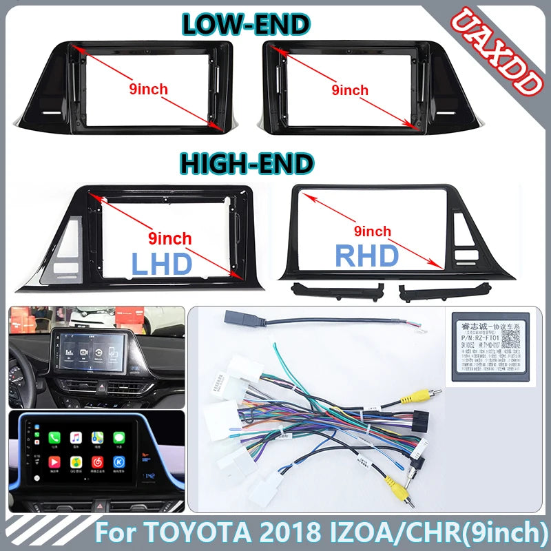 For TOYOTA 2018 IZOA CHR 9INCH Car DVD Radio Android Stereo Audio Screen Multimedia Video
