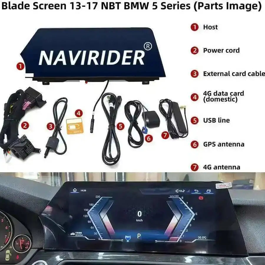 Car Multimedia RadioNavi Qualcomm MTK 12.3inch Player Android 15 For BMW 5 Series F10 F11